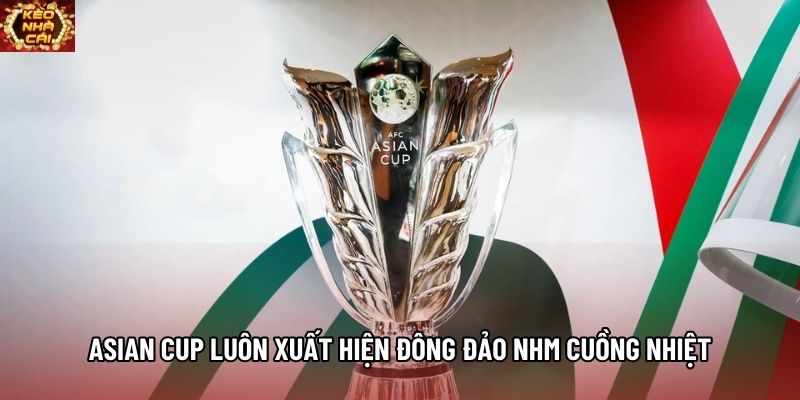 Asian cup luôn xuất hiện đông đảo NHM cuồng nhiệt