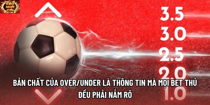 Bản chất của Over/Under là thông tin mà mọi bet thủ đều phải nắm rõ Bản chất của Over/Under là thông tin mà mọi bet thủ đều phải nắm rõ
