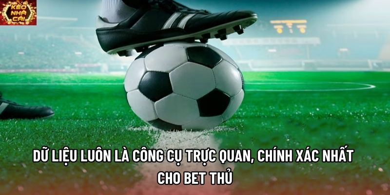 Dữ liệu luôn là công cụ trực quan, chính xác nhất cho bet thủ