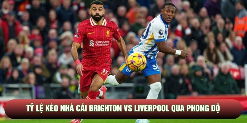 Tỷ lệ kèo nhà cái Brighton vs Liverpool qua phong độ